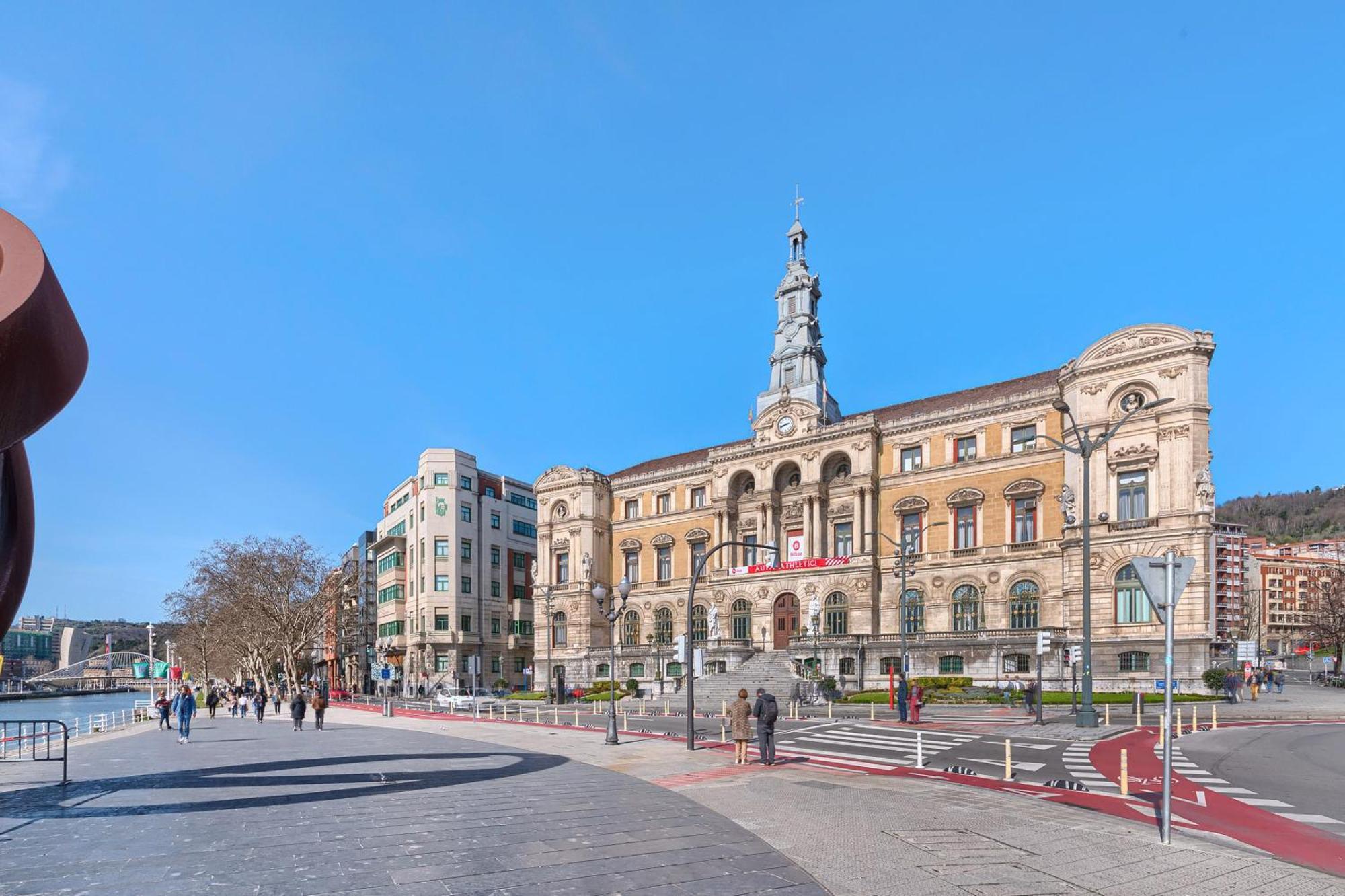 Ayuntamiento Cerca Del Casco Viejo & Parking Apartment Bilbao Exterior foto